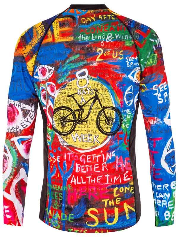 Mountainbike shirt 2025 lange mouw