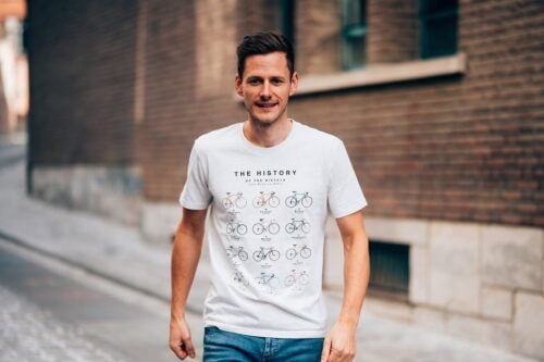 History of the Bicycle t shirt 4