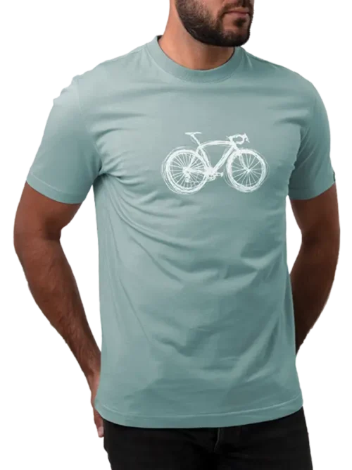 Just Bike T shirt Cycology groen
