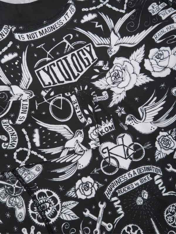 Cycology ondershirt Velo Tattoo (lange mouwen)