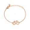 bike chain armband rose 1