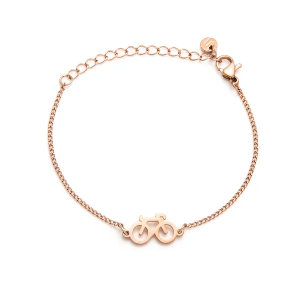 bike chain armband rose