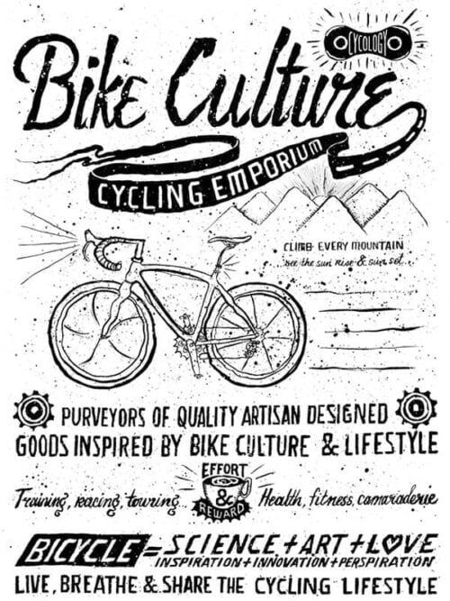 bike culture t shirt cycology 3