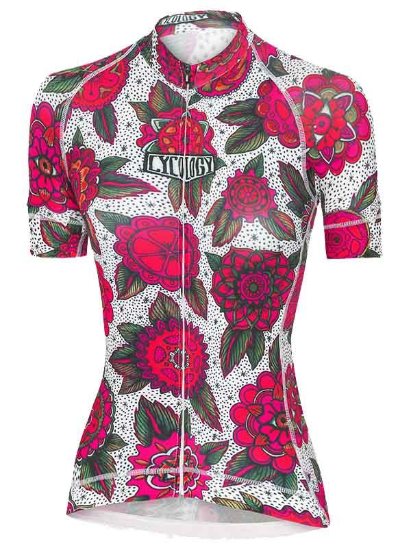 cyco floral dames wielershirt cycology 1