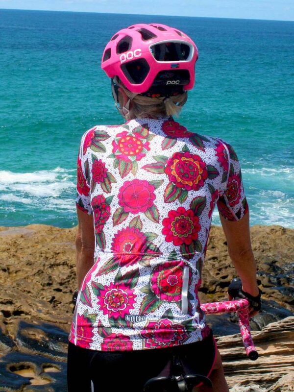 cyco floral dames wielershirt cycology 6