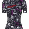 cycology dames wielershirt bike graffiti 1