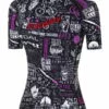 cycology dames wielershirt bike graffiti 1
