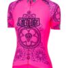 cycology dames wielershirt day of the living roze 2