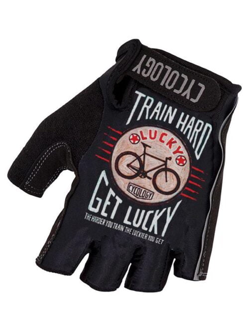 cycology fietshandschoenen train hard get lucky 1