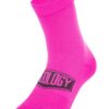 Cycology fietssokken reflecterend (roze)