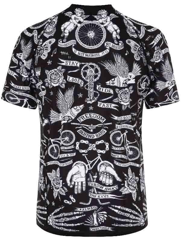 Cycology MTB shirt Velo Tattoo (korte mouwen)
