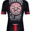 cycology wielershirt train hard get lucky 1