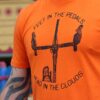 feet in the pedals t shirt oranje 7