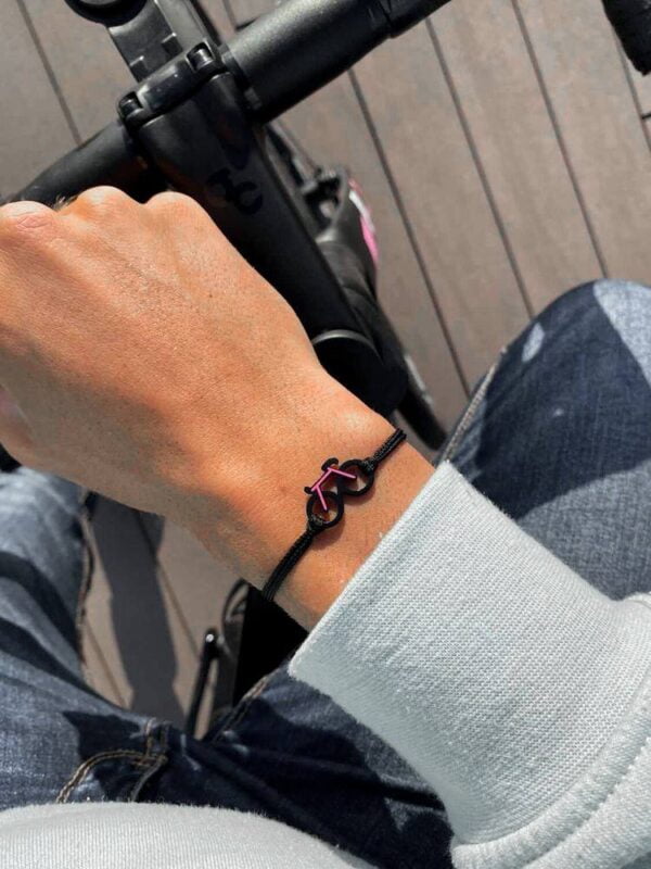 Fiets armbandje Sailbrace (roze)