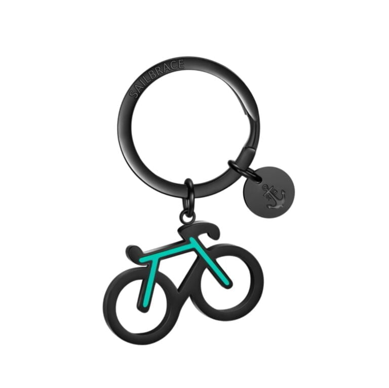 ARFUKA Sleutelhanger voor fiets, sleutelhanger, metalen sleutelhanger, bedelsieraden, kerstcadeau, verjaardagscadeau, sleutelhangers, sleutelhangerhouder voor dames en heren, Geel, S
