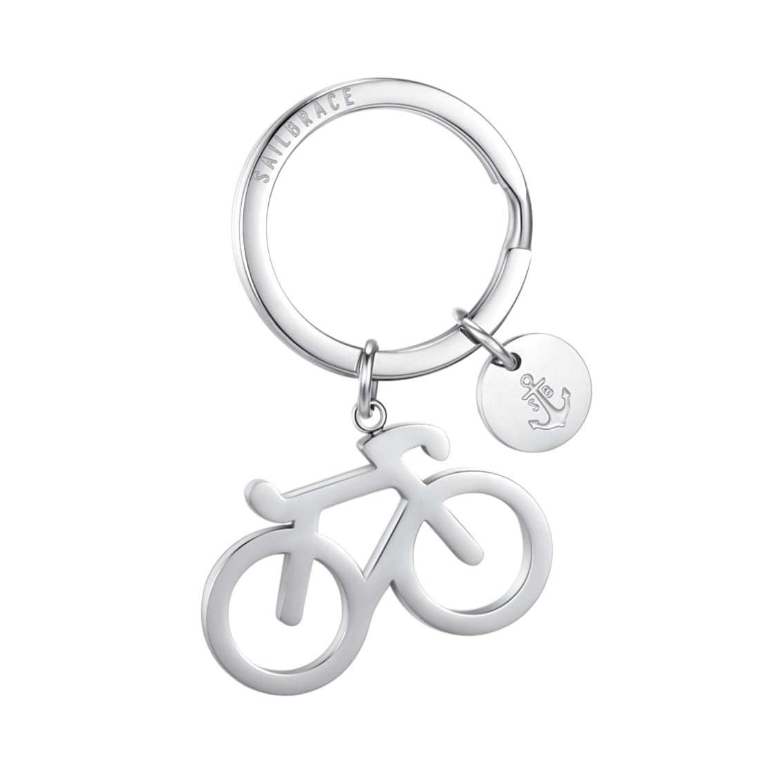 Fiets sleutelhanger Sailbrace (zilverkleurig)