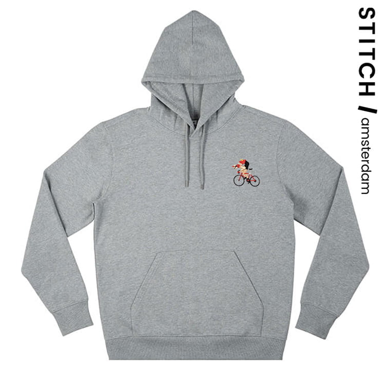 Hoodie Gino (grijs) Stitch Amsterdam - S