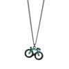 kettinkje met fiets hanger mint 1