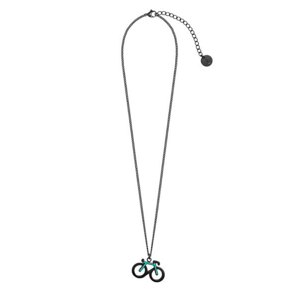 kettinkje met fiets hanger mint 2