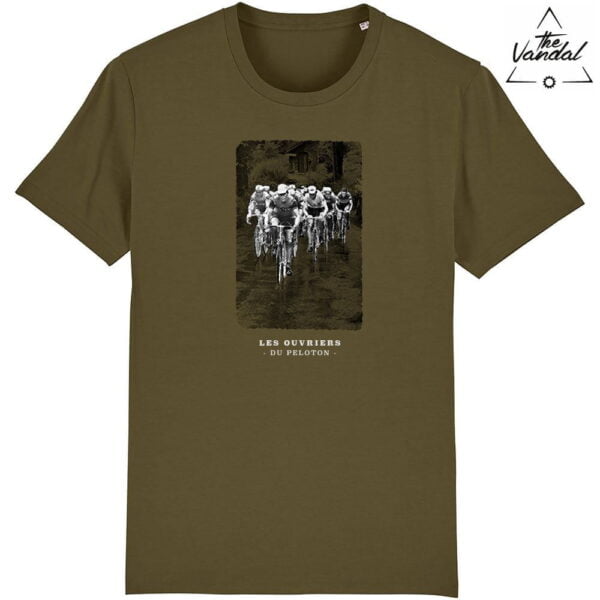 le ouvriers du peloton t shirt kaki 1