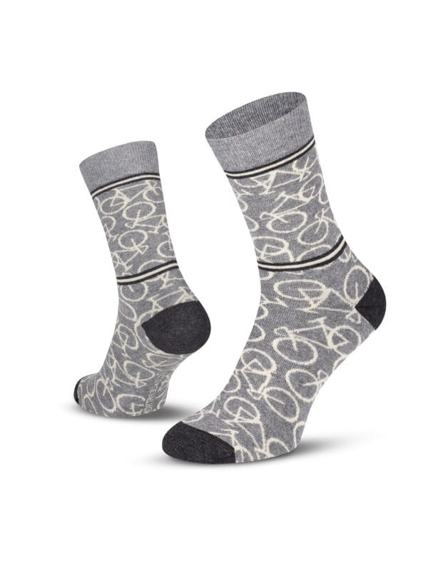 le patron sokken bicycle middengrijs le patron sokken bicycle middengrijs