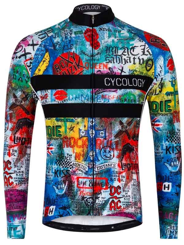 rock n roll longsleeve jersey cycology 1