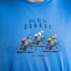 tete de la course t shirt blauw 3