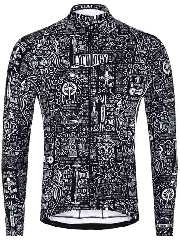 Cycology Langarm Radtrikot Wisdom - L