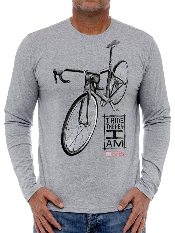 cycology longsleeve i ride therefore i am 1