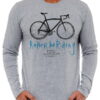 cycology longsleeve rather be riding grijs 1