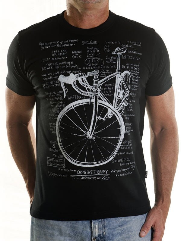 cycology t shirt cognitive therapy zwart 1