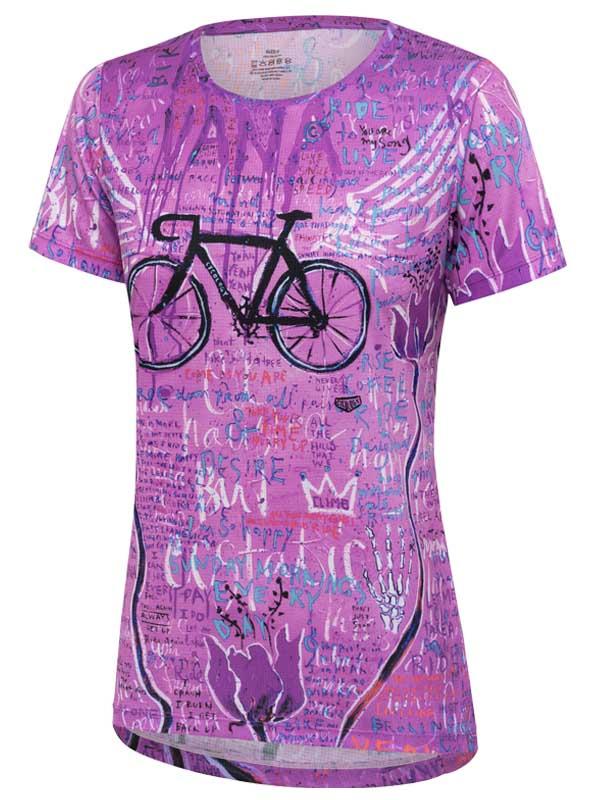 dames sport t shirt bike nirvana 1