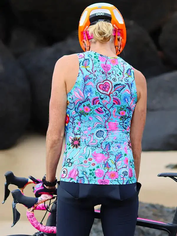 Cycology mouwloos ondershirt Secret Garden