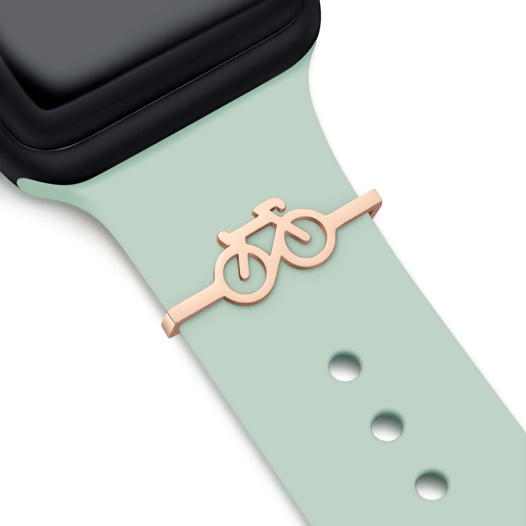 Smartwatch bike charms - 1x Rose Gold