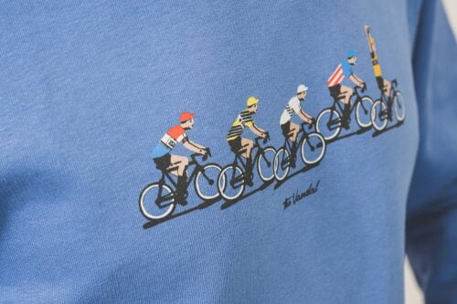 The Vandal sweater Sprint blauw