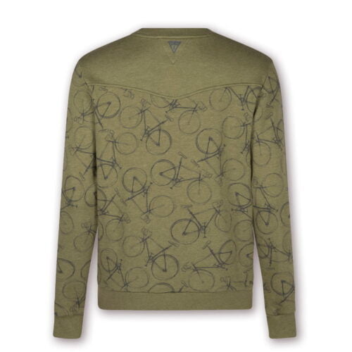 sweat a bicyclette green le patron