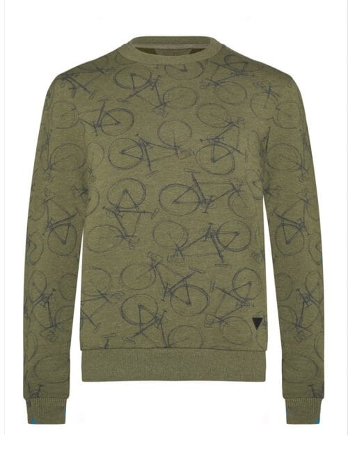 sweat a bicyclette green le patron sweat a bicyclette green le patron