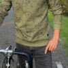 sweat a bicyclette green le patron