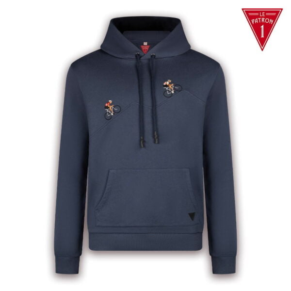grimpeur hoodie le patron blauw