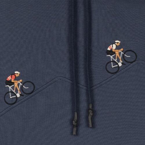 grimpeur hoodie le patron blauw