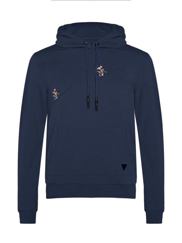 grimpeur hoodie le patron blauw grimpeur hoodie le patron blauw
