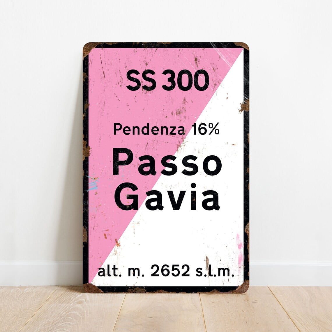 Fietsbord Passo Gavia KOM Attack
