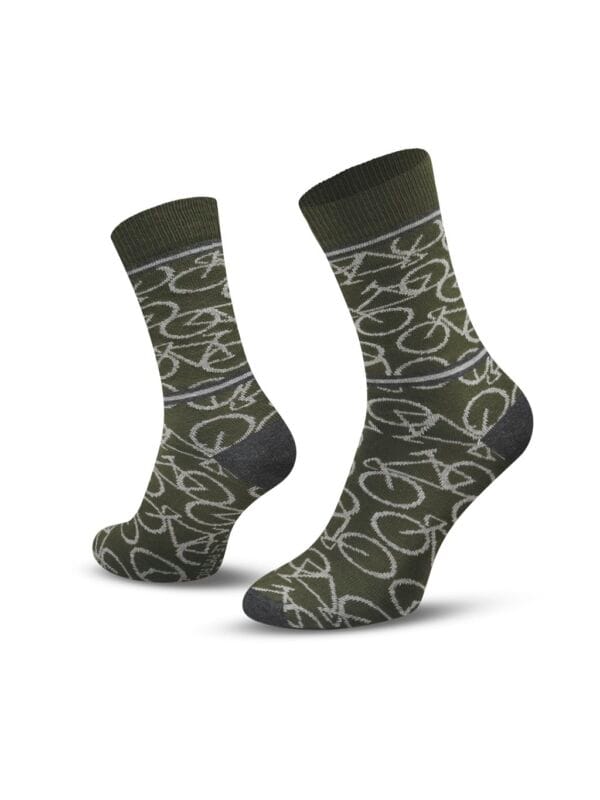 bicycle sokken Le Patron army green