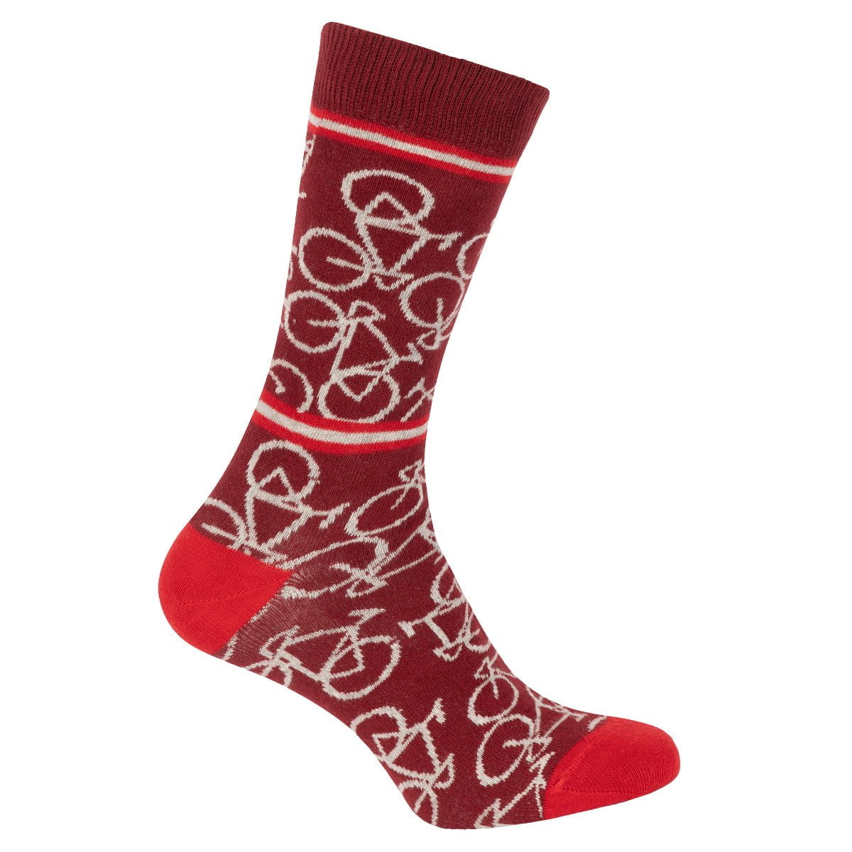 Freizeitsocken Bicycle (bordeaux) Le Patron - 43-46