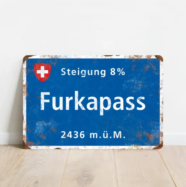 furkapass fietsbord