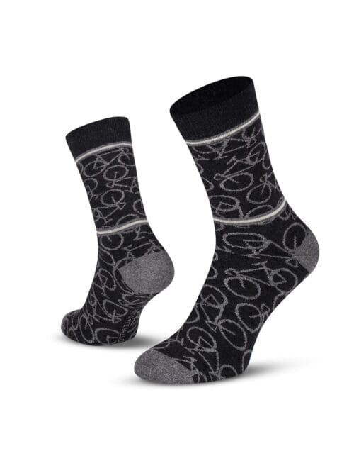 le patron bicycle sokken donkergrijs