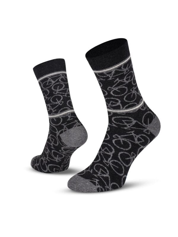 le patron bicycle sokken donkergrijs le patron bicycle sokken donkergrijs