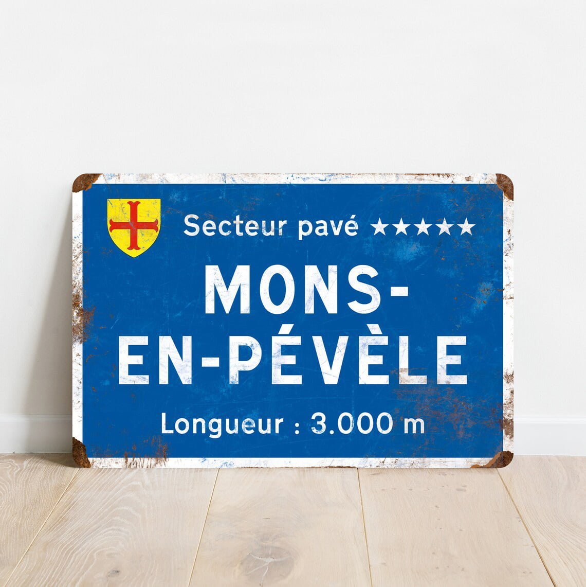 Fahrradschild Mons-en-Pévèle KOM Attack
