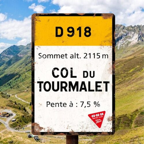 wielerbord Col du Tourmalet KOM Attack