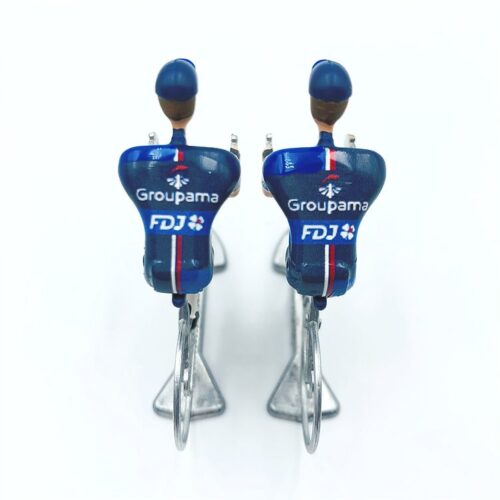 Groupama FDJ miniature cyclists